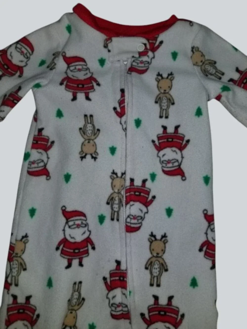 Carters white red